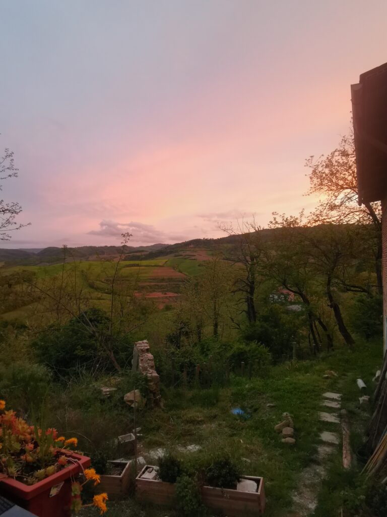 Tramonto a Pardesa