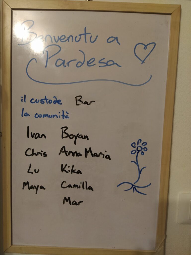 Una comunità si crea